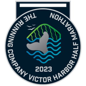 2023 Victor Harbor Half Marathon Medal